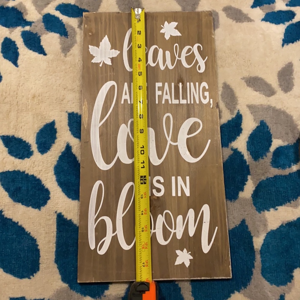 Set of 2 rustic wooden fall decor - Picture 5 of 8